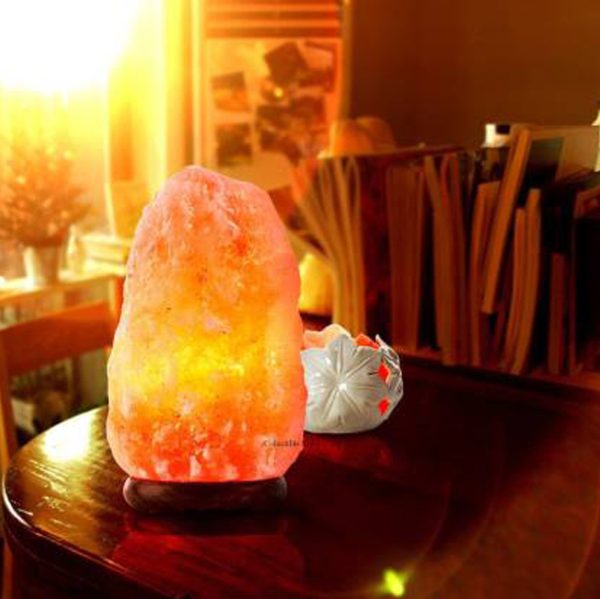 Natural Himalayan Pink Crystal Salt Lamp